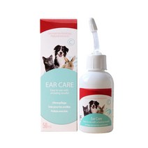 강아지실내복 프랜치불독옷 50ml 개 애완 동물 귀 청소 액체 귀의 진드기 살인자 강아지 새끼 고양이 귀에 대한 감염 용품 #9, 단일옵션
