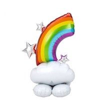 가랜드 PW 에어벌룬은박풍선(레인보우) 생일파티 호일 장식-2802EA, 본상품선택