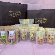 용대리 황태 강아지간식 나도주개 종합선물세트B, 선물박스와부직포가방
