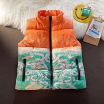 커플조끼남가을겨울충색도톰다운면조끼코트항상촬영1MJ32-P38