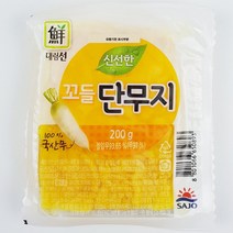 IN893 꼬들 단무지 200g, 상세페이지 참조