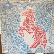 수지 스카프 링 실크 100 플라워 선물 롱 오버 사이즈 트윌리 시 어머니 쁘띠 까레 데일리 시그니처