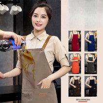방수 앞치마 요리 요리사 베이킹 작업 남여공용, FM-181방수캔버스앞치마밀리터리그린
