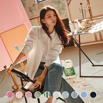 지오다노 ★소희착용★[지오다노] 343501 여 포플린 셔츠