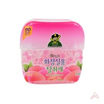[산도깨비] 화장실용 탈취제 PVC, 피치향, 1개, 1개, 300g