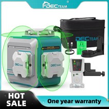 3D 12라인 배터리 레벨 셀프 레이저 수평기 포함 레벨링 리튬 이온 충전식 레벨기, 02=laserwithReceiver