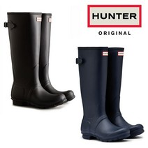 헌터 HUNTER 레인 부츠 오리지널 네이비 여성 장화 22.0cm WFT1001RMA