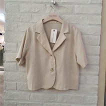 밀스튜디오 SH01 린넨 숏 자켓 LO6JKS100