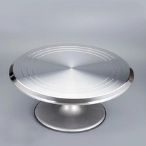 꽃 가게 화분회전판 원판 분갈이 거치대 가지치기 랙, 조리대 25cm(회전 방지 잠금 장치 포함)