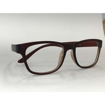 G220379 / KP1145 무광갈색(브라운) 사각라운드 뿔테 프라스틱 소개 신축성 높음 빅사이즈(큰사이즈) 남자 여자 안경테 전체사이즈 가로x세로=145x45