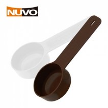 누보 계량스푼 10g 화이트/ 브라운 11cm, 화이트