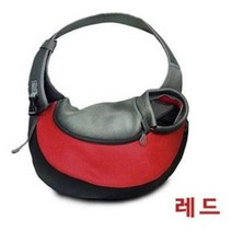 KDM 메쉬슬링백 고양이 (레드) 이동가방 S 애견 강아지 애완견