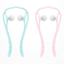 꼼꼼맘 휴대용 목마사지 경추 지압 목 경락, 색상랜덤, 3개