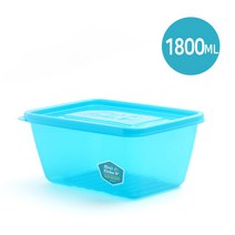 [미라네주방] 냉장고정리 야채보관 밀폐용기 김치통 용기 미라클통 1800ml