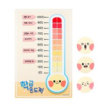 [슈퍼쌤]스마일 자석 학급온도계 게시판 교실 꾸미기 신학기 학급운영