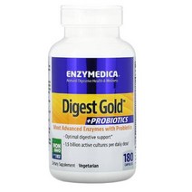엔자이메디카 다이제스트 골드 ATPro 엔자임 소화 효소 프로바이오틱스, 180정, 1개