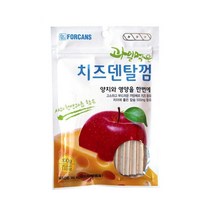 우리펫 잇몸약한견 치석제거 먹는 치약 치즈 덴탈껌 사과 100g 알러지 치아관리 치석예방 구강용품 치아