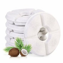 MDF1247 플라워 펫정수기 리필필터 4개입 애견정수기 (애견용품/사료식기/애견/발려묘), 선택완료