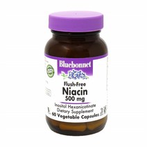 블루보넷 나이아신 500mg 이노시톨 니아신 비타민B 비타민B3 60베지캡슐, 1개, 나이아신 500mg 이노시톨 60베지캡슐