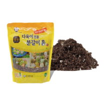 [우야플랜트샵] 명품 다육이 선인장 전용 분갈이 흙 배수 통풍 우수 2L, 5개