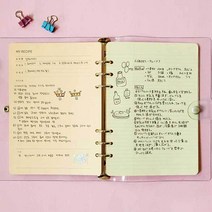 A5 파트텔 다이어리 속지 6공 내지 용품, 11DAY100