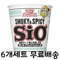 닛신 컵누들 컵라면 시오라면 77g 6개세트 일본 라왕라면
