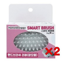 큰개 강아지미용빗 사모예드 개빗 러버 장모용 2개, 상세페이지 참조
