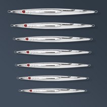 베이트샵 패스트 저킹 슬림 롱 메탈지그 바다 선상 루어 삼치 농어 대구 부시리 160g 200g 250g 300g, 패스트_슬림롱_크롬메탈_60g