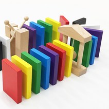 (네모세모) 단체 체험 원목도미노 7색50p (5cm*7cm), 흰색, 선택안함