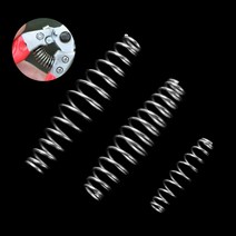 조경가위1/5Pcs 3 크기 품질 철강 압축 스프링 3/5/6cm 다기능 강화 스프링 스틸 와이어 원예 가위 액세서, 05 M 5pcs