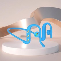 골밀도 이어폰 수영장이어폰 귀걸이형 블루투스마이크 골전도 이어폰 K89 방수 스포츠 스테레오 무선 헤드, 03 blue