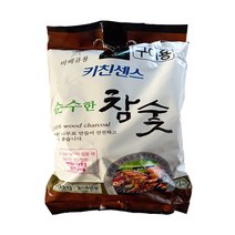 키친센스 캠핑용 바베큐구이 불멍 순수한참숯700g, 1개