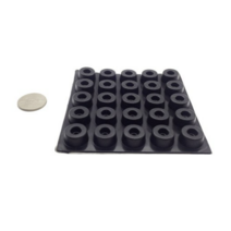 3M 범폰 미끄럼방지 스티커 검정 A0038 25p, 3개