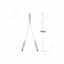 전원분배기 호환 5.5mm 2.1mm DC 전원 분배기 케이블 1 ~ 2/3/4/5/6/8 웨이 5V 12V 24V 어댑터 LED 스트립, 09 type J 15cm_01 1pcs