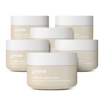 GRAAN 그란 쌀겨 캡슐 수분크림, 50ml, 6개