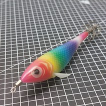 씨넥스 매끄니에기 네츄럴 레이저 12종 국산 수평 쭈꾸미 갑오징어 낚시, M03_네츄럴 무지개