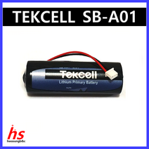 텍셀 TEKCELL 비츠로셀 SB-A01 3.6V 3P 계량기 한서테크 적산열량계 열량계 난방지시부 원격지시부 배터리, 1개