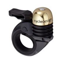 사이클디자인 자전거 미니 청동벨, 골드