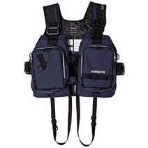 시마노 VF-068T 게임 베스트라이트 바다 루어 구명 낚시 조끼, 네이비