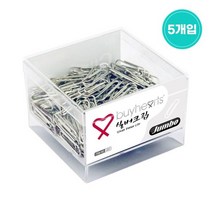 이 우수한 점보 사무용 문서 실버 크립 클립-5팩 더블클립 페이퍼클립 컬러클립 대형클립