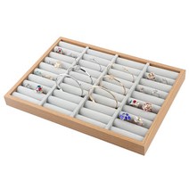 제이앤씨 36구 쥬얼리 우드 진열판, 1개