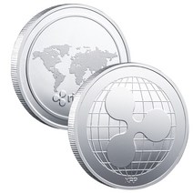 새로운 암호화 XRP 동전 합금 리플 동전 골드 암호화 통화 동전 상자 고급 구리 리플 동전 사용자 정의 금속 BTC 비트코인 선물, 하나, Basic2