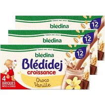 Bledina 블레디나 1살 초코 바닐라 시리얼 밀크 250ml 12팩