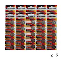 파나소닉 3V 코인형 리튬 건전지 CR2032, 5개입, 20개