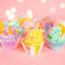[미국직구/독점판매] 넥타 컵케이크 비누 컬렉션, 바닐라 생일, 1+1+1