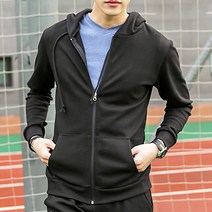 하트비트 남성용 트레엡 후드집업 세미 슬림핏 운동복 무지 트레이닝 점퍼 커플룩 단체복