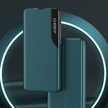 [수나르] 갤럭시S23 S23플러스 S23울트라 클리어뷰 가죽 스탠딩 거치대 플립 커버 핸, 기종:갤럭시S23플러스 / 색상:spc081 그린