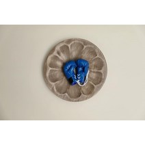 권투 복싱 글러브 장갑 복서 가운 세트 신생아 사진 소품 반바지 생일 액세서리, 01 Newborn, 04 Blue gloves