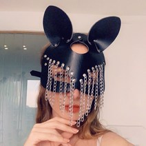 동물 가면 마스크 여성 가죽 Bdsm 도구 동물의 귀 스타일 술 펑크 액세서리 나이트 클럽 밸리 댄스 Masque 성인 틱, 04 Style 3