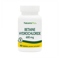 네이처스플러스 베타인 Betaine 하이드로클로라이드 600mg 90타블렛